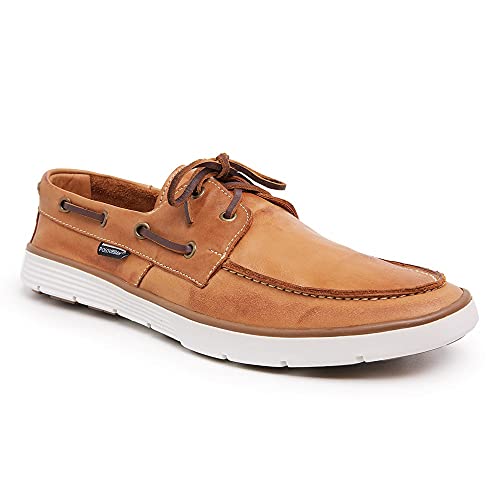 Sapato Dockside Masculino Maria Trevo Mocassim Cor:Bege;Tamanho:42;Gênero:Masculino