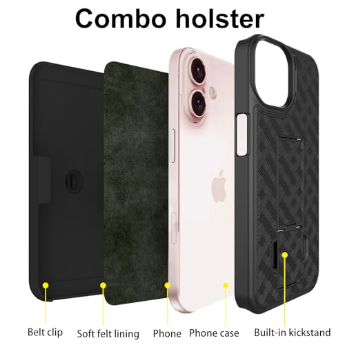 Coque iPhone 17 anti-chute avec protection écran et objectif photo - 3