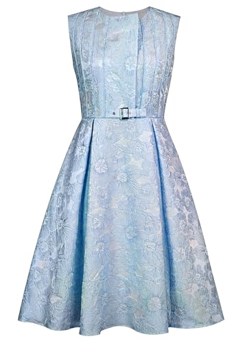 CHIC STAR Womens Embossed Jacquard Dress