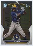 2023 Bowman Chrome Prospects #BCP-100 Luis Lara 1st Bowman Milwaukee Brewers Baseball NM-MT