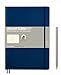 Leuchtturm 1917 Marine Blue Soft Cover Journal, Slim 10" x 7" - Dotted/Points