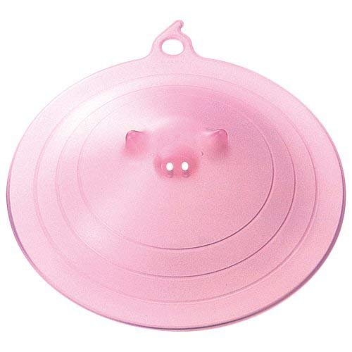 Marna Pink Piggy Microwave Plate Cover, 8.74