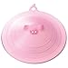 Marna Pink Piggy Microwave Plate Cover, 8.74"