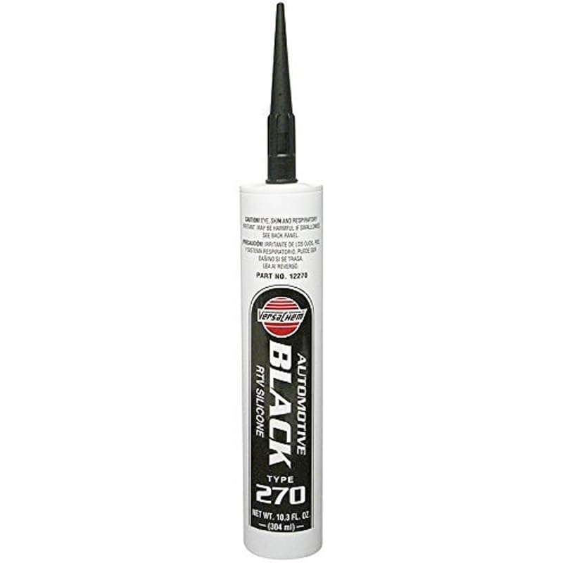 Versachem 12270 Silicone RTV Preto para Vedação, Reparo e Aplicações Automotivas – 305 mL