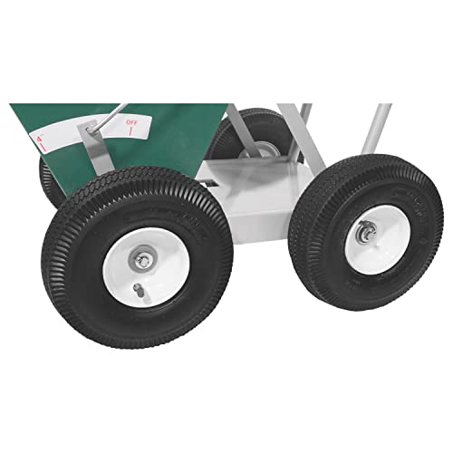 Champion Sports 100 Lb Wheeled Heavy Duty Steel Dry Line Striping Athletic Field Marker, Green #TOP4