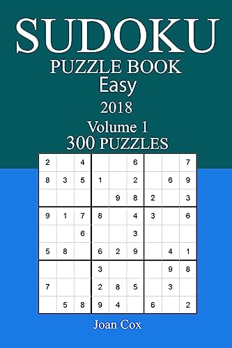 300 Easy Sudoku Puzzle Book - 2018