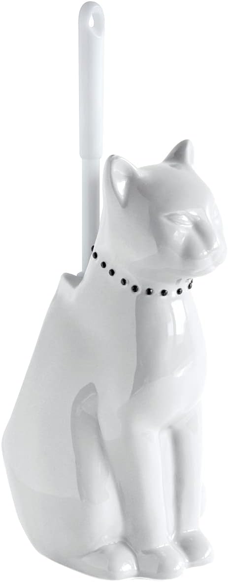 Gelco Broom Pot, White, Dimensions: 28 x 16 x 12 cm