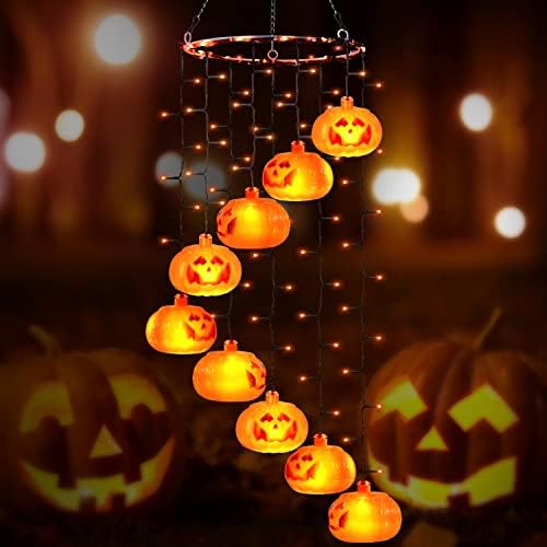 Green Convenience Halloween Pumpkin Lanterns String Lights