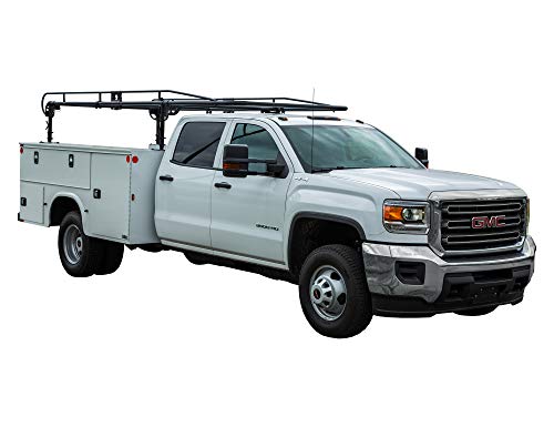 Buyers Products Company 1501250 Steel Service Body Ladder Rack, 162 Inch Length, 1000Lb Limit, Black Powder-Coat, Bolt On Mount, Contractor Rack For Service Body Truck, Cargo Rack thumb #2