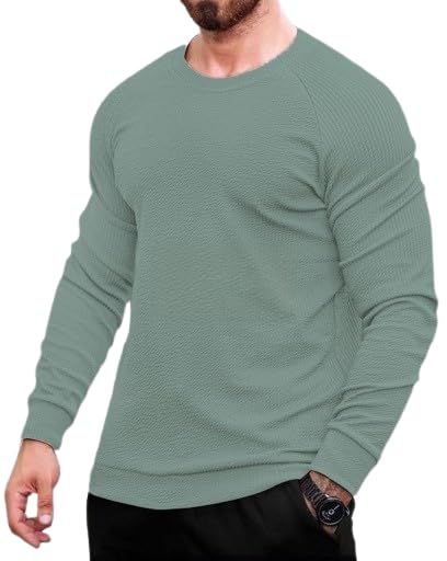 Image of Mens Stripes Full Sleeve Polycotton Tshirt| Comfortable, Lightweight,Breathable, Skin Friendly