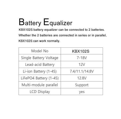 Ecualizador de batería 12V10A elimina fallos de voltaje en sistemas de 24V y 36V 7