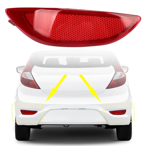 Réflecteur pare-chocs auto droit rouge Accent 2012-2017