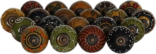 Drawer Knobs Colorful Assorted Ceramic Drawer Pull Handle Kitchen Cabinet
