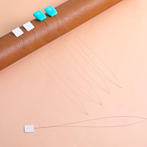 Long Punch Needle Threaders, 12 PCS 7.87\" Long Embroidery Needle Threader Pulling Hook Tool Embroidery Floss Cross Stitch Needles Threader Yarn Threaders Sewing Accessories for Cross Stitch DIY Craft