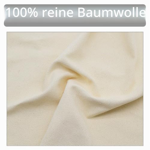 Allazone Tufting Tuch (10 Stück, 20x20 cm) – Mönchstuch aus Baumwolle für Punch Needle und Stickerei – Bild 3