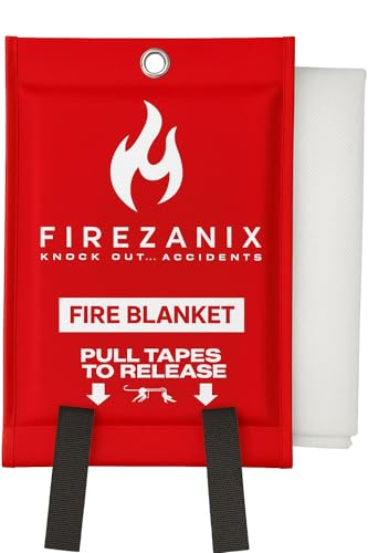 FIREZANIX Emergency Fire Blanket for Kitchen, Home,