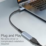 ELFJMZP Kabel Micro HDMI na HDMI, 4K 60 Hz, szybki kabel HDMI 2.0, pozłacany krótki kabel do aparatu, laptopa, monitora, projektora