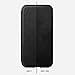 NOMAD Rugged Folio for iPhone X | Black Horween Leather