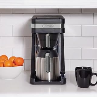 BUNN 55200 CSB3T Speed Brew Platinum Thermal Coffee Maker Stainless Steel, 10-Cup, Black