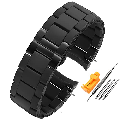 Bracelet montre caoutchouc silicone 20mm pour Armani AR5905 AR5906 boucle rose