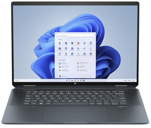 Image of HP Spectre x360 AI Powered 2-in-1 Laptop 16.0 inch Touchscreen OLED 2.8K Display (Intel Ultra 7-155H, 32GB LPDDR5X, 512GB PCIe SSD, Backlit KB, Fingerprint, Win 11 Pro) Bundle w /Hub DKZ