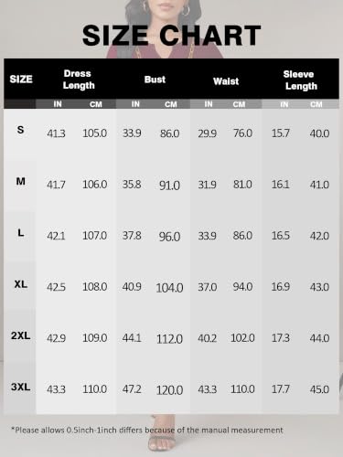 Image of PinkPatty Women's Casual 3 /4 Sleeve Midi Dresses Fit and Flare Church Work Dress with Pockets