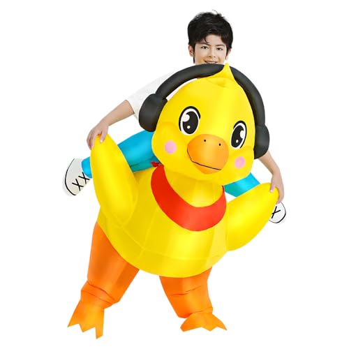 Disfraz inflable de pato para niños Halloween miniatura 3