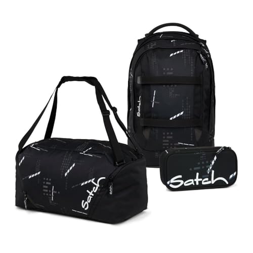 Satch Pack Schulrucksack Set 3tlg. inkl. Schlamperbox und Sporttasche...