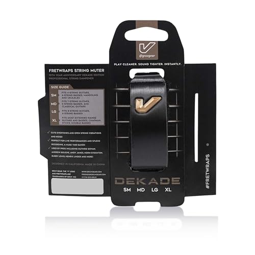 Frettes pour guitare basse Gruv Gear FW1-DKD-SM Noir