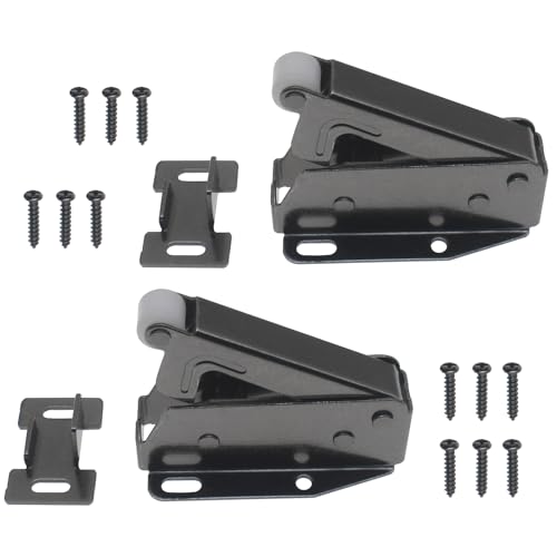 FDXGYH 2 Set Cabinet Door Bouncer Automatic Spring Snap Push in System for Cabinet Door Push to OpenTouch Release Locks
