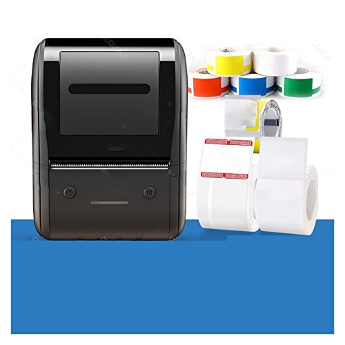 Image of Label Printer Thermal 48mm Print Width Labeller Maker Paper Sticker Cable Tag Jewellery Printing(and 5 Label)