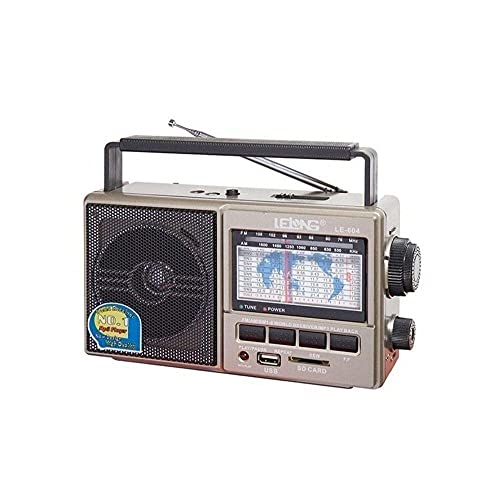Rádio Portátil Analógico Am/Fm/Sw 9 bandas Le-604