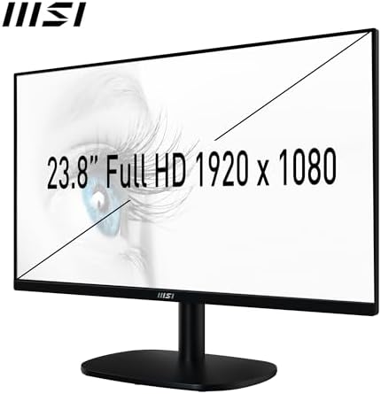 Resim MSI Pro MP245V 23.8” 1920x1080 1ms 100Hz VA Anti-Glare Full HD Monitör 