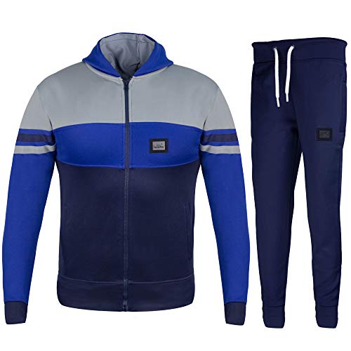GUBA® Survêtement HNL pour garçon avec capuche et bas de jogging 7-13 ans - Noir - 13 ans Cover