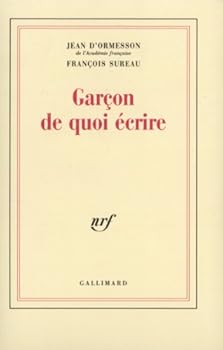 Paperback Garçon de quoi écrire [French] Book