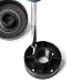 Juego de 4 x SO-TECH® Pata de Mueble Pata de Deslizamiento"GOLF" Negro...