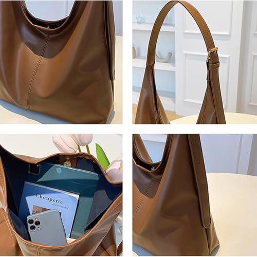 Bolso Tote vegano grande de hombro para mujer miniatura 4