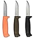 Morakniv Basic 511 Fixed Blade Knife w/Molded Polymer Sheath Black, Green & Orange Combo