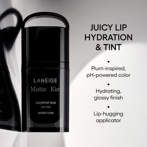 Image of LANEIGE JuicePop Box Lip Tint | Long-Lasting Hydrating Lightweight Tint | Buildable Juicy Color & Nourishing Shine | K-Beauty Lip Essential for Long-Lasting Comfort