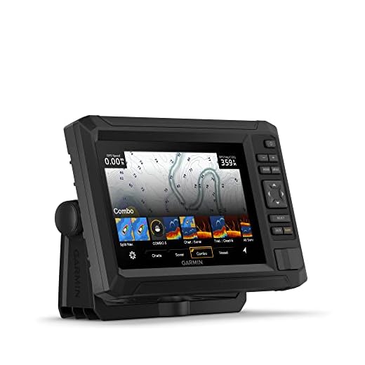 Garmin 010-02595-01 ECHOMAP UHD2 7" Chartplotters 74cv with GT20-TM Transducer, Black