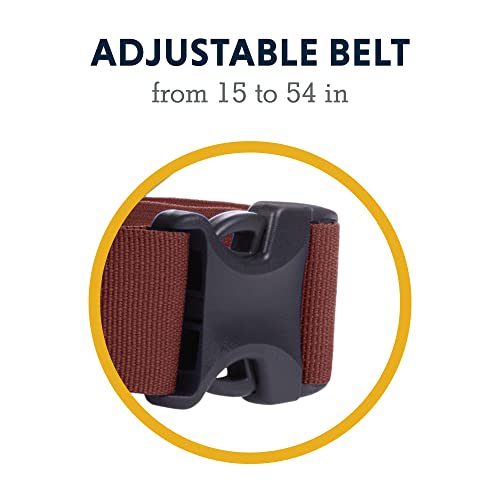 Ruffwear, Home Trail Hip Pack, Waist-Worn Gear Bag For Hiking & Camping With Dogs, Red Sumac #TOP5