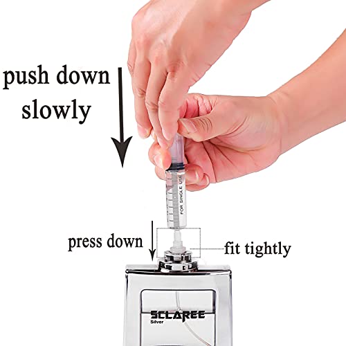 Image of 5 Packs 10ml Plastic Measuring Syringe With 5 Injector Kit, No Needle Perfume Dispenser Pump Perfume Refill Tool Perfume Decanting Supplies for Travel Empty Perfume Bottles