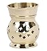 IBA Indianbeautifulart Brass Golden Oil Burner Aromatherapy Oil Warmer Home Decorations Tea Light Candle Essential Oils Aroma Diffuser