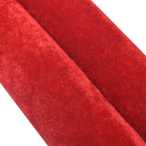 Cordón de terciopelo rojo Mangloder de 1500 mm con gancho plateado para postes de barrera 5