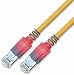 Produktbild RJ45 Patchkabel SACON CAT.6, S/FTP, Lichtidentifikation, LSOH, gelb, 2,0 m