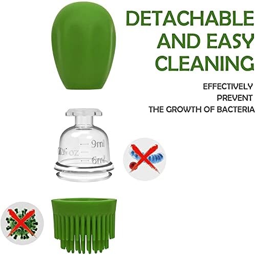 Oil Dispenser Bottle with Silicone Brush. 2 in 1 Glass Olive Oil Drizzler. Kitchen Tools & Gadgets for Home Cooking, BBQ, and Baking. Vinegar, Oil Pourer with Silicone Pastry Brush.