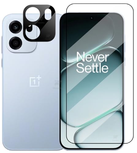 Image of [1+1 Tempered Glass for OnePlus Nord CE 6 5G with Camera Glass Protector Edges to Edge Screen Guard Protector 9H Hardness - (Pack of 2)