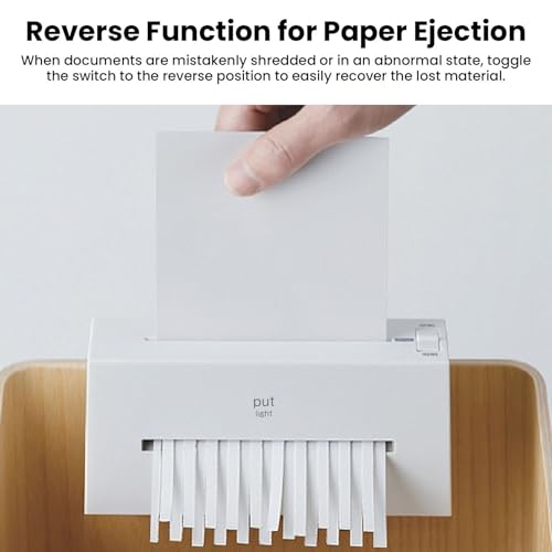 Destructeur de papier électrique A5 portable mini coupe-documents - 5