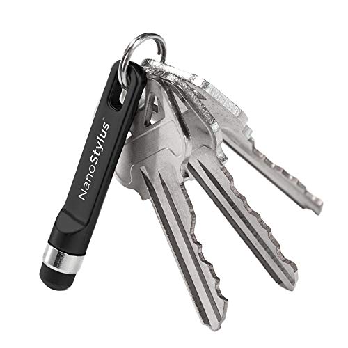 KeySmart NanoStylus - Compact Phone Stylus Ergonomic and Portable (Black)