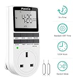 Digital Timer Plug Socket, Maxcio Electrical Programmable Plug Timer Switch, Ant...